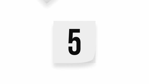 Paper Flip Countdown To Alpha alt