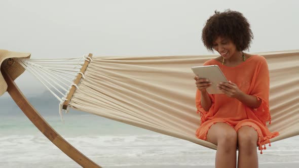 Couple enjoying free time by the sea