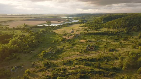 Ruins Near Lake