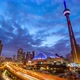 Toronto, Canada, Timelapse - The traffic of the gardiner Expressway and the CN Tower - VideoHive Item for Sale