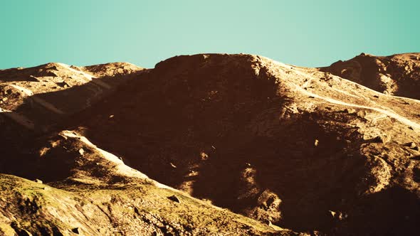 Mountains Peak on Sunset Background alt