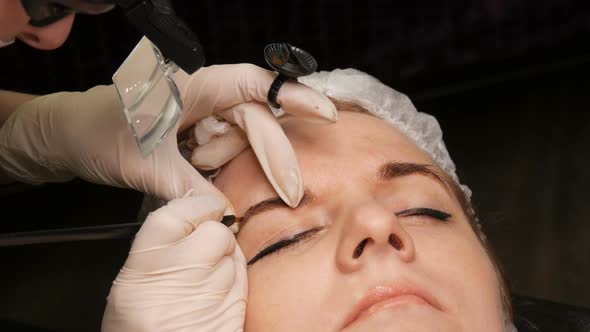 Microblading Eyebrow Tattoo Permanent Makeup