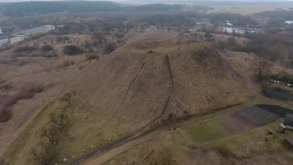 Top View of the Swedish Mountain