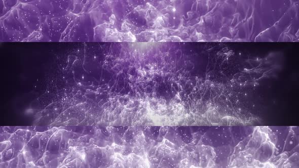 Magic Purple Dreamy Particles