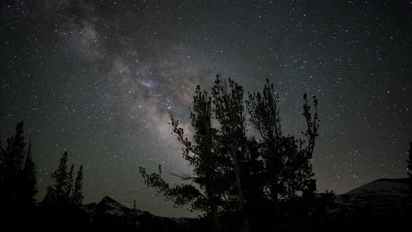 Beautiful Time Lapse Of The Night Sky