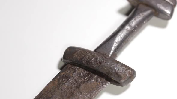 Viking Sword from Blade to Handle White Background alt