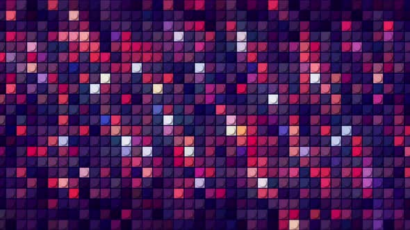 Mosaic background of many colorful iridescent squares
