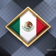 Mexico Flag Rotating Badge 4K Looping with Transparent Background - VideoHive Item for Sale