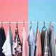 Women's clothing on a white clothes hanger - VideoHive Item for Sale