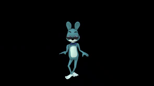Cartoon Mr.Rabbit Dance 1