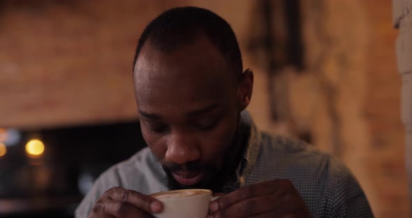 Coffee Break of African Businessman