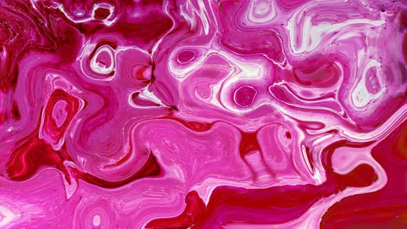 Red Pink Color Marble Texture Water Liquid