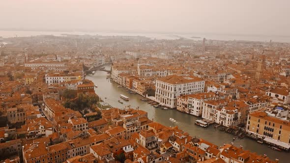 Aerial View of Venice Italy