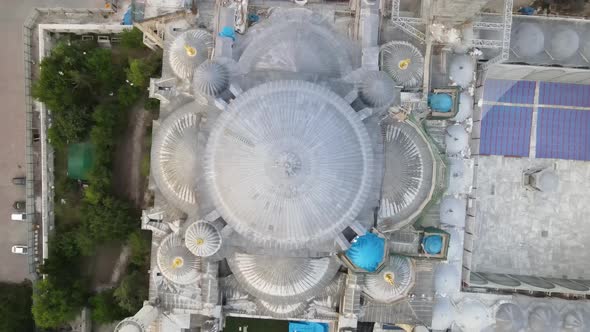 Sultanahmet Blue Mosque in Restoration