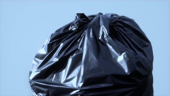 Close Up of a Plastic Bag for Trash Waste