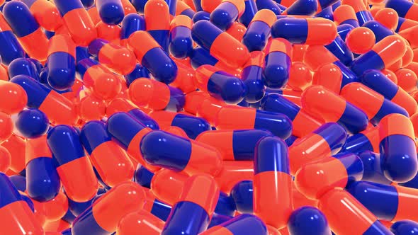 Capsules Orange Blue