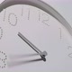 Dotted White Clock Face on Wall All Day - VideoHive Item for Sale