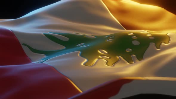 Lebanon - Stylized Flag