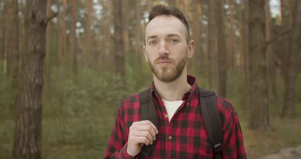 Man in Forest