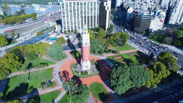 Buenos Aires Argentina. Downtown landscape of tourism landmark city.