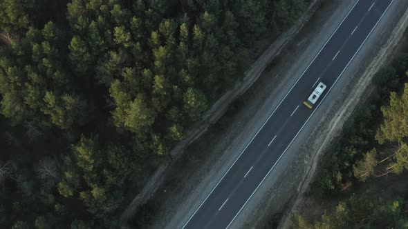 Aerial Landscape of the Road alt