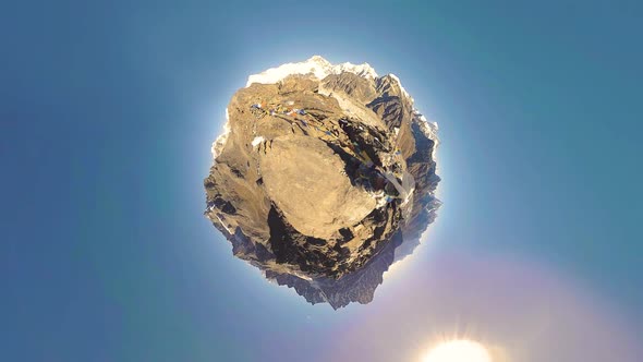 360 VR Gokyo Ri Mountain Top