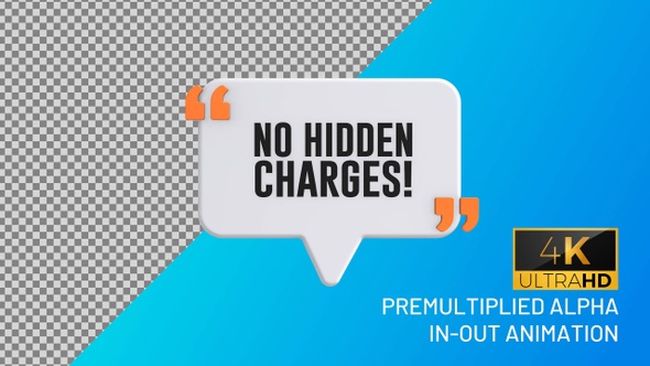 No Hidden Charges