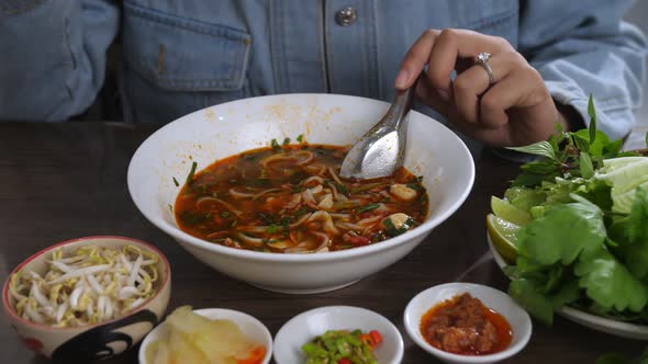 Spicy Noodle Soup