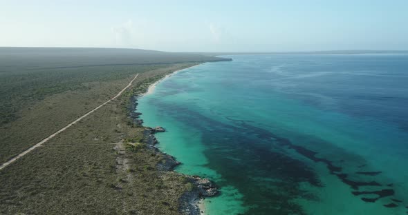 Wonderful view of Cabo Rojo, taken with drone