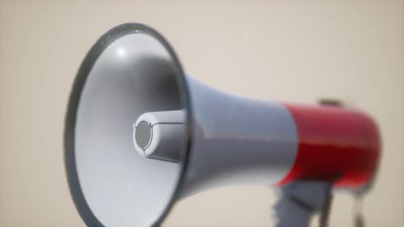 Retro Electric Speaker Megaphone