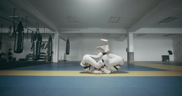 Mixed Martial Arts Training With Woman Versus Man