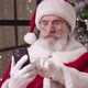 Handsome Kind Santa Claus Browsing Websites Swiping Surfing on Internet Using Smartphones and - VideoHive Item for Sale