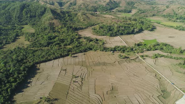 Mountain Valley in the Philippines