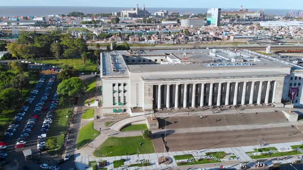 University of Buenos Aires, Law School, Park (Argentina) aerial view