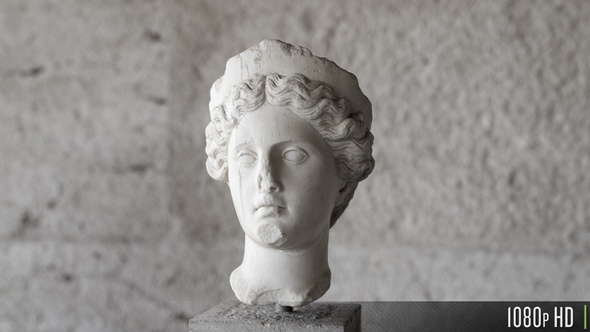 Parallax Around an Ancient Greek Marble Bust