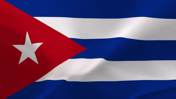 Cuba Waving Flag 4K Moving Wallpaper Background