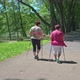 Senior ladies nordic walking park - VideoHive Item for Sale