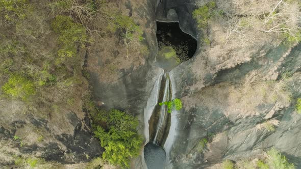 Waterfall in the Mountains