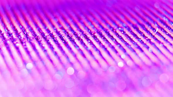 Close Up of a Texture Selective Focus Circular Vivid Purple Bokeh Lights