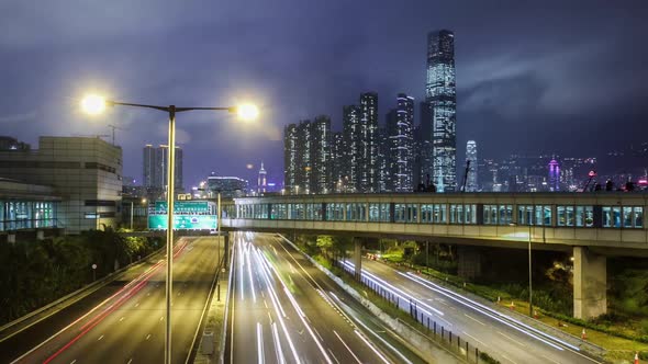 Hong Kong Freeway Time Lapse