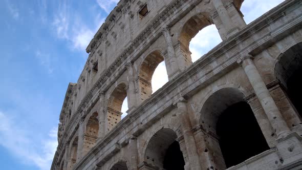 Rome Colosseum Close Up View in Rome  Italy