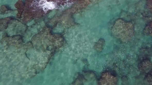 Tel Aviv Blue Water Reef - Aerial Shot