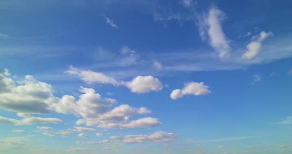 Blue sky with beautiful clouds