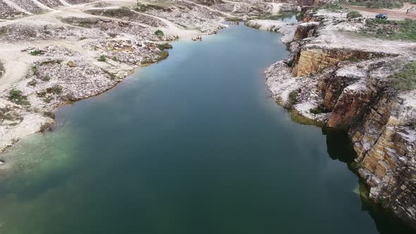 Capitolio lagoon tourism landmark at Minas Gerais state Brazil.