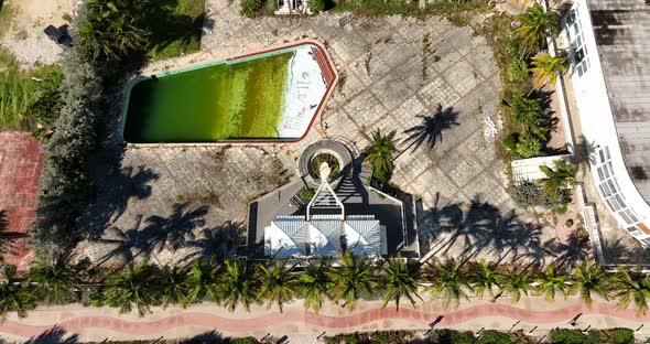 Aerial Miami Beach Deauville Resort 4k