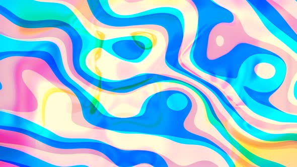 Abstract Colorful Marble Liquid Background