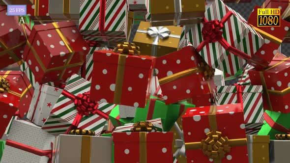 Gift Box Animation A4 Transition HD