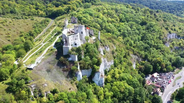 Chateau Gaillard Castle, Les Andelys, Normandy, France