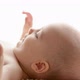 Baby Boy Lying on Back, Side View - VideoHive Item for Sale