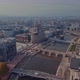 Aerial view of the cityscape of Skopje, the capital city in North Macedonia - VideoHive Item for Sale
